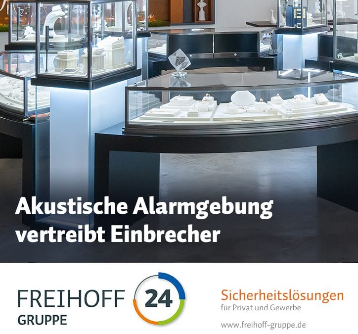 Einbruchsversuch in ein Juweliergeschäft