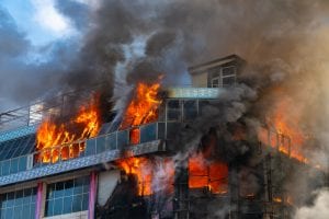 Haus in Barmbek bei Explosion zerstört