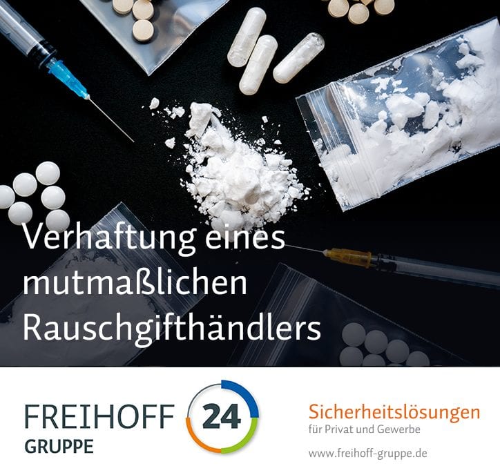 Verhaftung eines mutmaßlichen Rauschgifthändlers