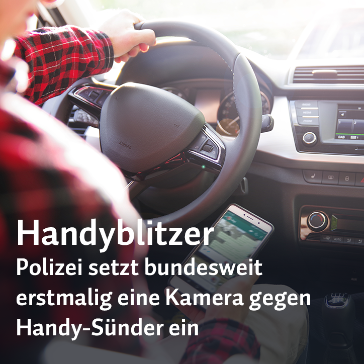 Blitzer gegen Handy-Sünder