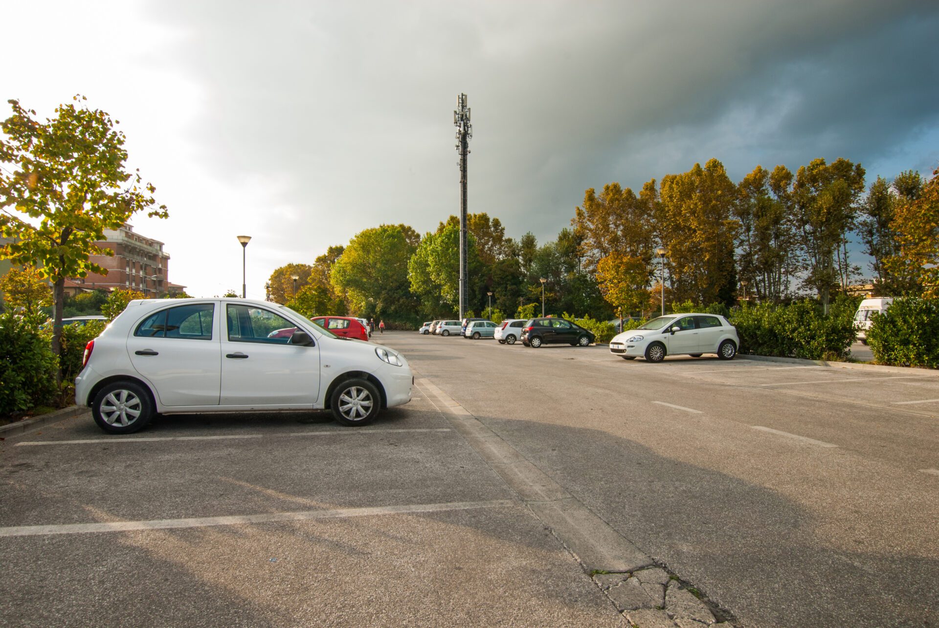 Parkplatzüberwachung mittels mobiler Bauwache